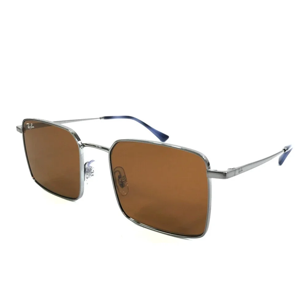 Ray-Ban Sunglasses RB3782 004/73 Shiny Gunmetal Frames with Brown Lenses 53 mm